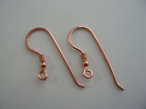 Abby Hook's Coiled Ear Wires - Final stage, Findings & Components, Toggles & Clasps, Earwire & Headpin, Coiling, Coiling Wire, Wire Coiling, finished ear wires